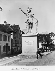William Tellin patsas, n. 1860-1890 (albumiprintti)